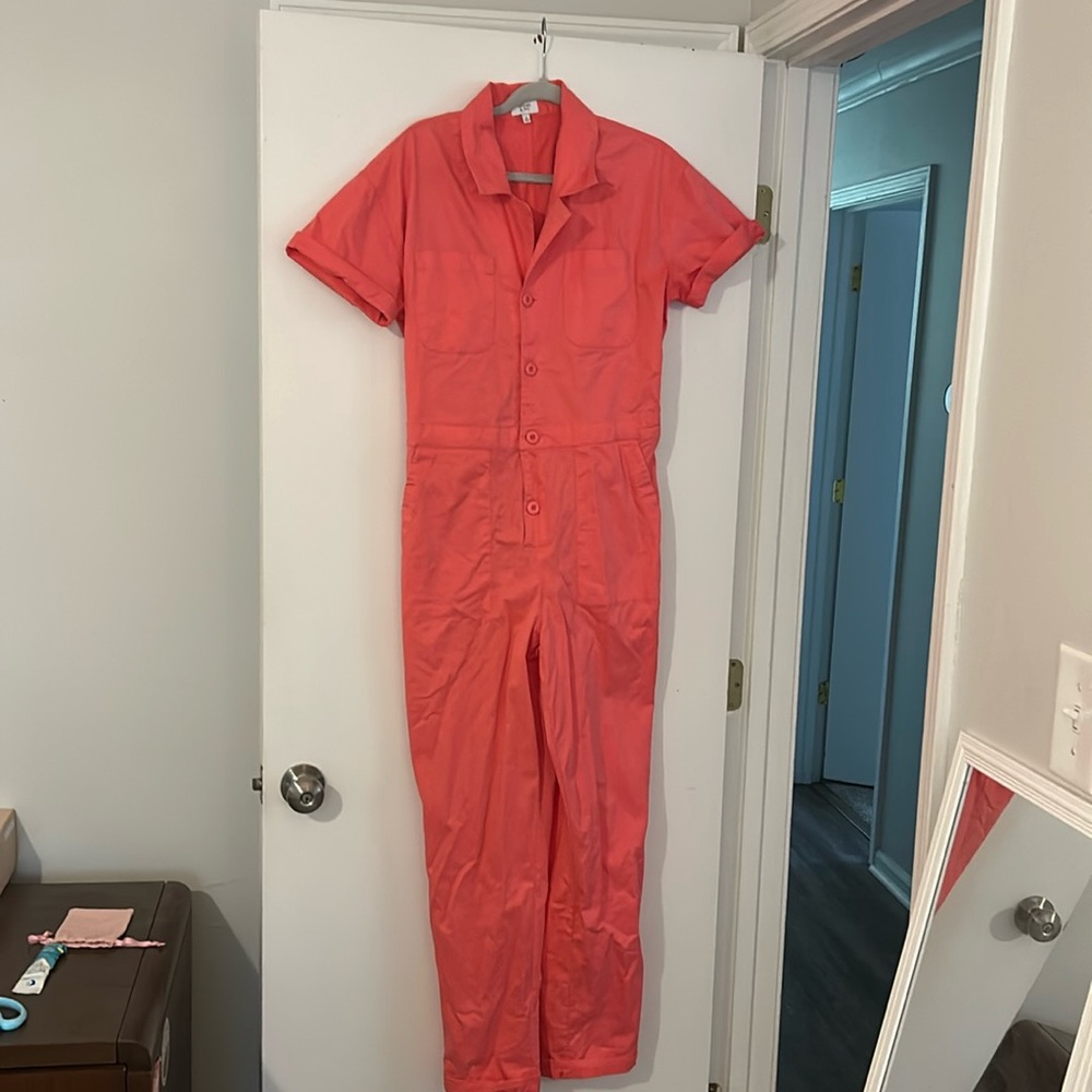 Crown and Ivy pink jump suit